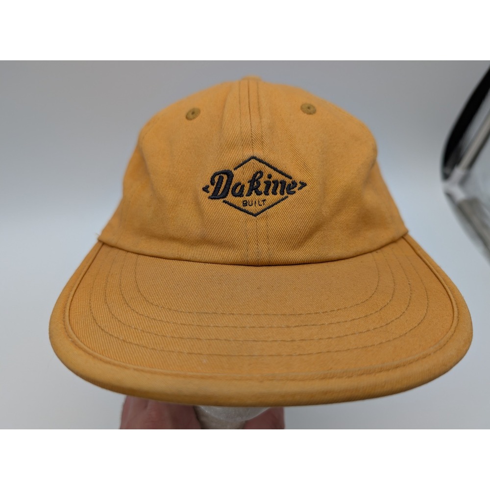 Dakine Built Mustard Yellow Cotton Strapback Hat Adjustable 10002674